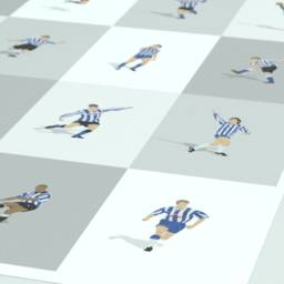Sheffield Wednesday Legends Illustrated Art Print - Owls Icons Poster Gift - thumbnail 2