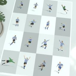 Sheffield Wednesday Legends Illustrated Art Print - Owls Icons Poster Gift - thumbnail 3