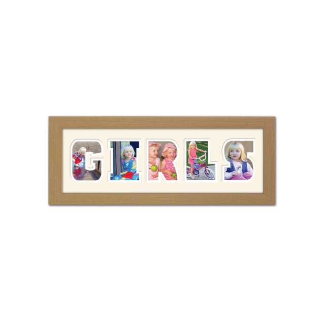 Girls Photo Frame Word Name Special Gift Mother's Day 28 By Photos in A Word - image 1