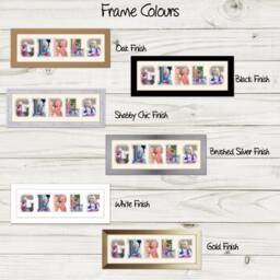 Girls Photo Frame Word Name Special Gift Mother's Day 28 By Photos in A Word - thumbnail 3