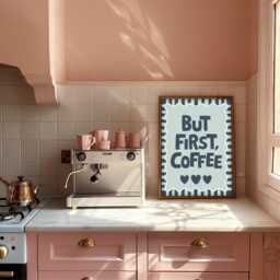 But First Coffee Print, Kitchen Prints, Slogan Prints For Kitchen, Trendy Wall Art, Art - thumbnail 2