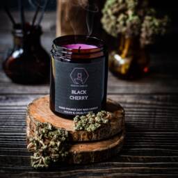 Black Cherry & Vanilla Candle - Fruity Soy Wax