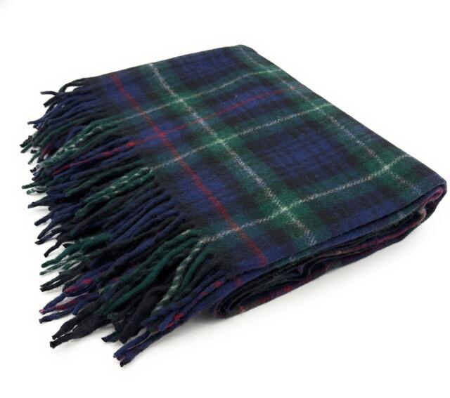 Soft Wool Tartan Blanket - 70x60 Inches Soft, Warm & Timeless Mackenzie - image 1
