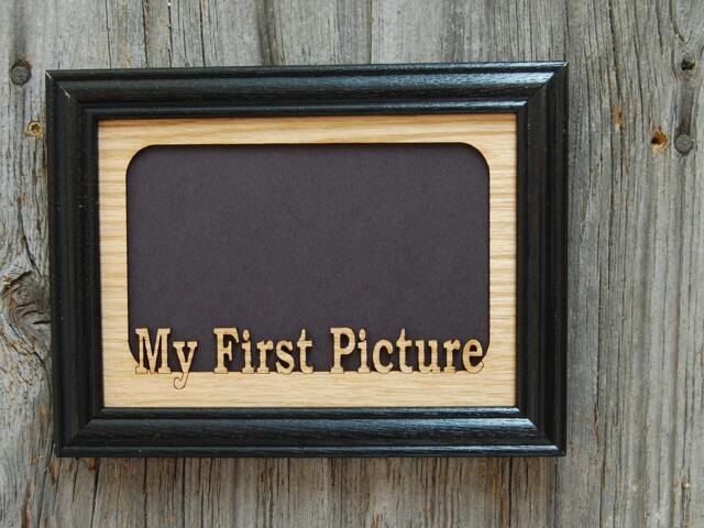 My First Picture Frame - 5x7 Holds 4x6 Photo- Ultrasound Picture, Newborn Photo, Frame, Gift, Gift For - image 1
