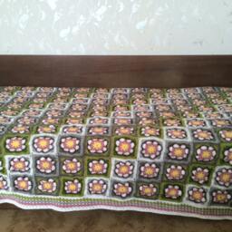 African Flower Crochet Blanket - thumbnail 2