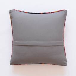 striped Pillow Turkish Boho Kilim Cover Bohemian 40x40 Navajo - thumbnail 3