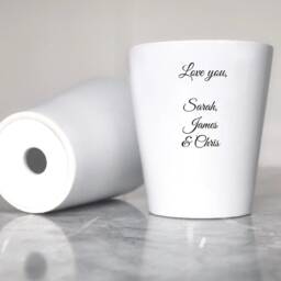 Personalised Mother's Day Flower Pot - Nanny's Gift -Thank You For Being Present Nan, Granny, Auntie Plant - thumbnail 2