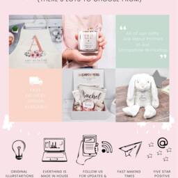 Personalized Flamingo Candle, Linen Scent, Animal Gift - thumbnail 4