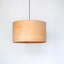 Maple Wood Pendant Light, Elegant Mid Century Chandelier Lighting, Modern Hanging Lamp - thumbnail 4