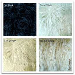 Mongolian Sheepskin Faux Fur Throw Blanket - Shaggy Llama Design, Handmade in Usa - thumbnail 2