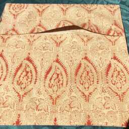 Ethnic Kalamkari Red & Gold Cushion Covers - thumbnail 3