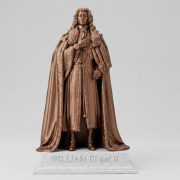 King William Iii - William Of Orange - House Stuart Monarchy UK Royal Statue - thumbnail 1