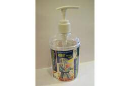 Retro Robot Soap Dispenser Vintage 1950S Outer Space Tin Toy Bathroom Kitsch - thumbnail 1