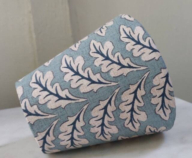 Morris Powder Blue Oak Candle Clip Lampshade - image 1