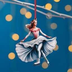 Traditional Ice Skater Christmas Decoration