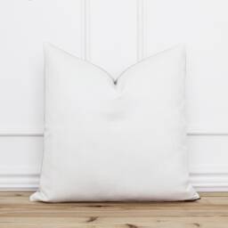 White Herringbone Linen Pillow Cover Decorative Lumbar Custom Throw Covers Designer Cushion - Ava