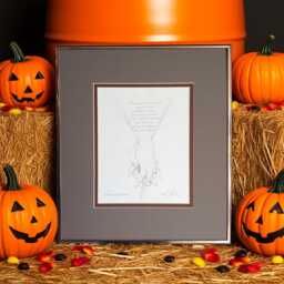 Moment By Quill Pen Dot Drawing Art Print Holding Hands, Framed, Signed & Numbered - thumbnail 2