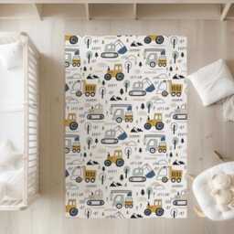 Trucks & Diggers - Rug, Carpet, Kids Decor, Children's Room Decor, Kids Carpet - thumbnail 2