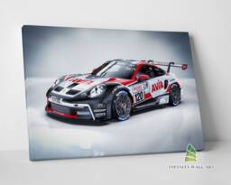 Porsche 911 Canvas Art Print Picture Racing Sports Cars Framed Wall Decor -E336 - thumbnail 1