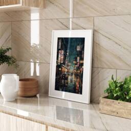 Tokyo Street Scene Wall Art Print Framed Or Unframed Japanese Urban Decor Aesthetic Poster Modern Home Interior Gift - thumbnail 3