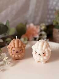 Little Sheep Candle - Choice Of Colors & Scents - thumbnail 1