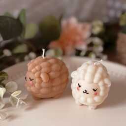 Little Sheep Candle - Choice Of Colors & Scents - thumbnail 2