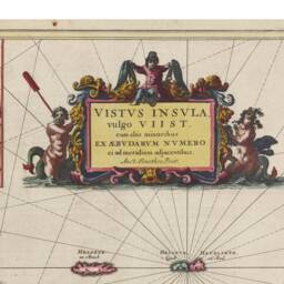 Old Uists & Barra Map - Vistvs Insvla Antique 1665 Blaeu Poster Wall Art Scottish Maps Uist - thumbnail 3