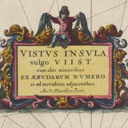 Old Uists & Barra Map - Vistvs Insvla Antique 1665 Blaeu Poster Wall Art Scottish Maps Uist - thumbnail 4