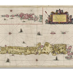 Old Uists & Barra Map - Vistvs Insvla Antique 1665 Blaeu Poster Wall Art Scottish Maps Uist - thumbnail 2