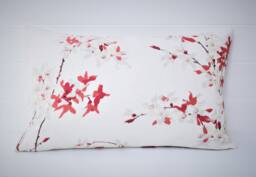 Laura Ashley Floral Cushion Forsythia Rosehip Rectangle Handmade Pillow - thumbnail 1