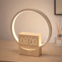 Sunrise Simulation Alarm Clock & Bluetooth Speaker - Aesthetic Wake Up Light With White Noise Machine Bedside Sleep Aid For Bedroom Office - thumbnail 1