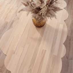 Cloud Dining Table With Fluted Pedestal Legs - thumbnail 3