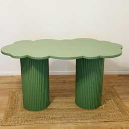 Cloud Dining Table With Fluted Pedestal Legs - thumbnail 4