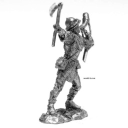 54mm Figurine Teutonic Order Knight 12 Century 132 Scale Figure - thumbnail 4