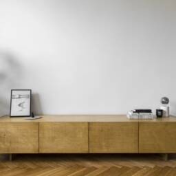 Ototo.03 Minimalist Plywood Media Console, Stand, Tv Cabinet, Filing Sideboard, Entertainment Center - thumbnail 4