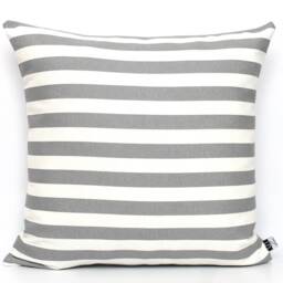 Horizontal Stripe Pillow Cover Heavy Duty Cotton Lumbar Cushion - thumbnail 3