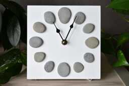 Gray Stone Desk Clock 7 - thumbnail 1