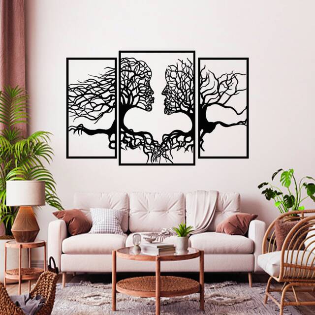 Kissing Tree Acrylic Wall Art Laser Cut Indoor Outdoor Decor - image 1