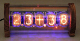 5-Tube Nixie Clock V3 - Ready Assembled With Perspex & Paxolin Case - thumbnail 1