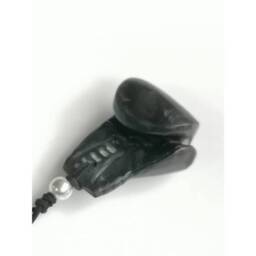Hand Carved Boxing Glove Pendant in Xylopal - thumbnail 3
