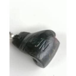 Hand Carved Boxing Glove Pendant in Xylopal - thumbnail 2