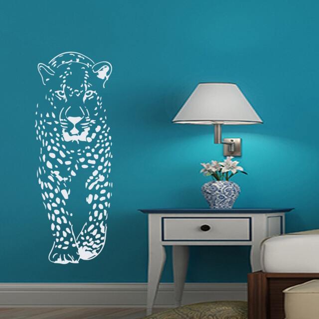 Art Wall Decals Cheetah Vinyl Sticker Animal Leopard Nursery Home Bedroom Decor Eg64 - image 1