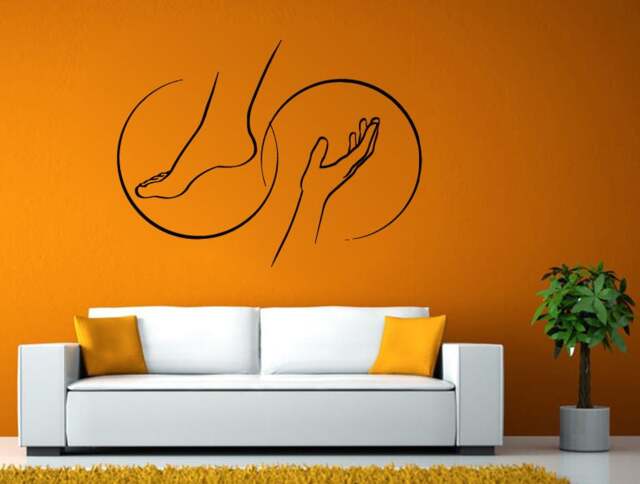 Spa Relax Massage Therapy Wall Window Vehicle Sticker Decal Vinyl Mural Decor Art L2083 - image 1