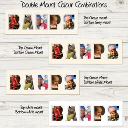 Bamps Photo Frame Word Name Special Gift Father's Day 1244 By Photos in A Word - thumbnail 2