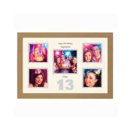 13Th Photo Frame Word Birthday Special Gift 5Sqbox-962D By Photos in A Word - thumbnail 1
