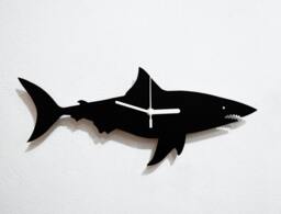 Shark Silhouette - Wall Clock - thumbnail 1