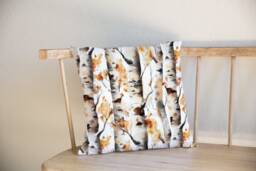 Birch Tree Cushion Cover Woodland Watercolour Home Decor Grey Pillow