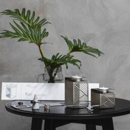 Karl & Klara - Geometric Tea Light Holder/Candles Pair Of Light Candle Holders Housewarming Gift - thumbnail 2