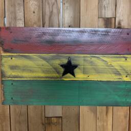 3D Republic Of Ghana Flag - thumbnail 2