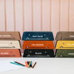 Monster Pencil Holder For Kids - Baltic Birch Crayon Organizer - thumbnail 3